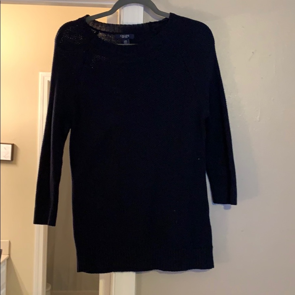 Chaps Navy Sweater